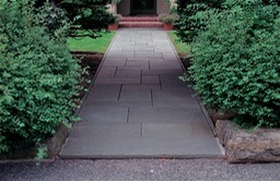 Bluestone walkway in Marblehead, MA.