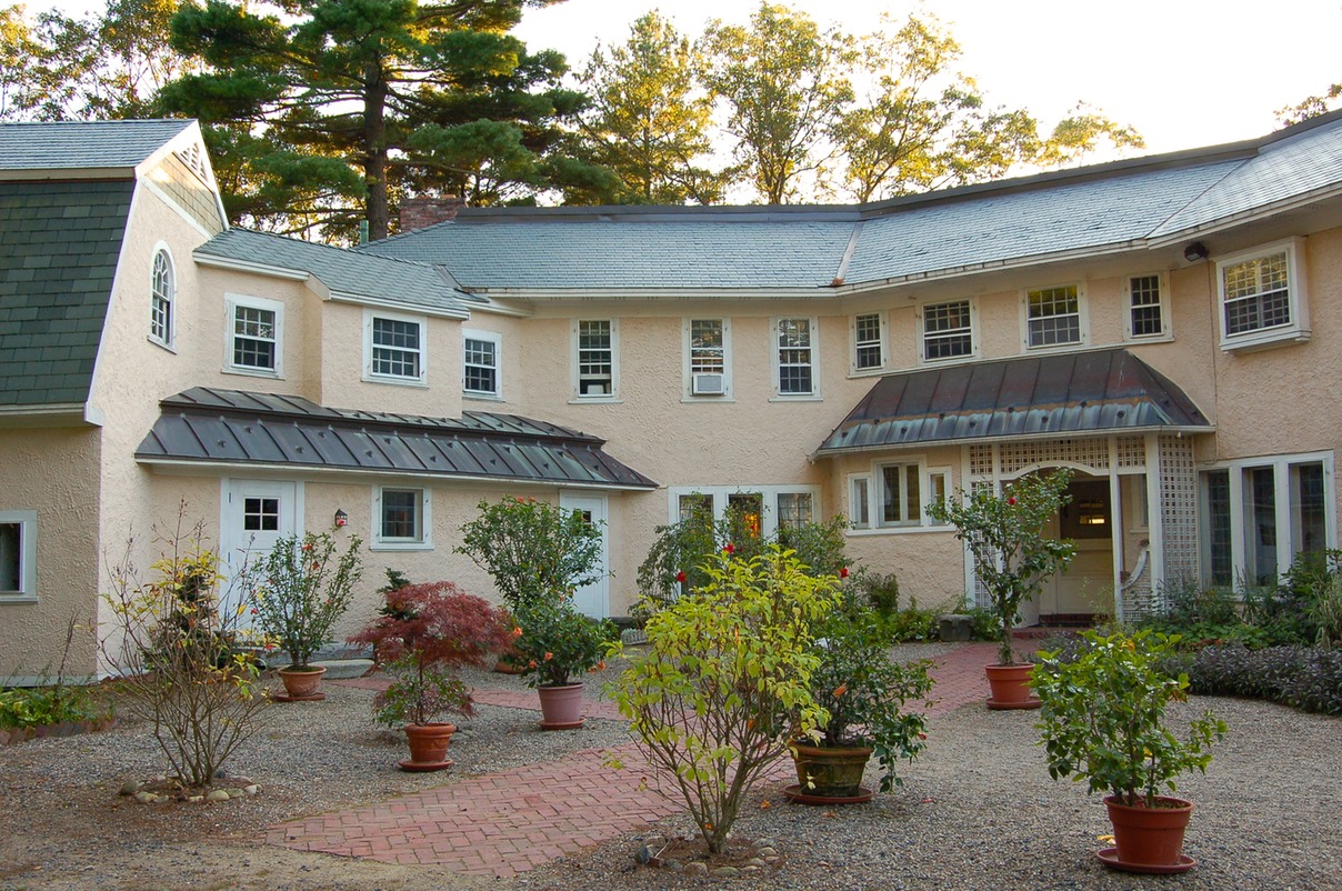 Waring School House in Beverly, MA. fully restored and painted with lime paint