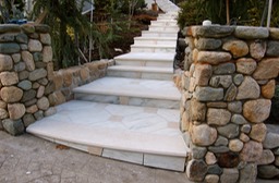 Marble stairway
